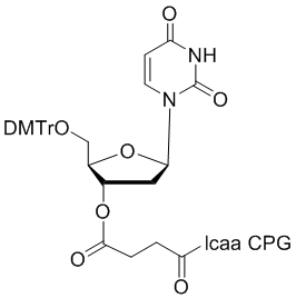 deoxy Uridine 3'-lcaa CPG 2000Å